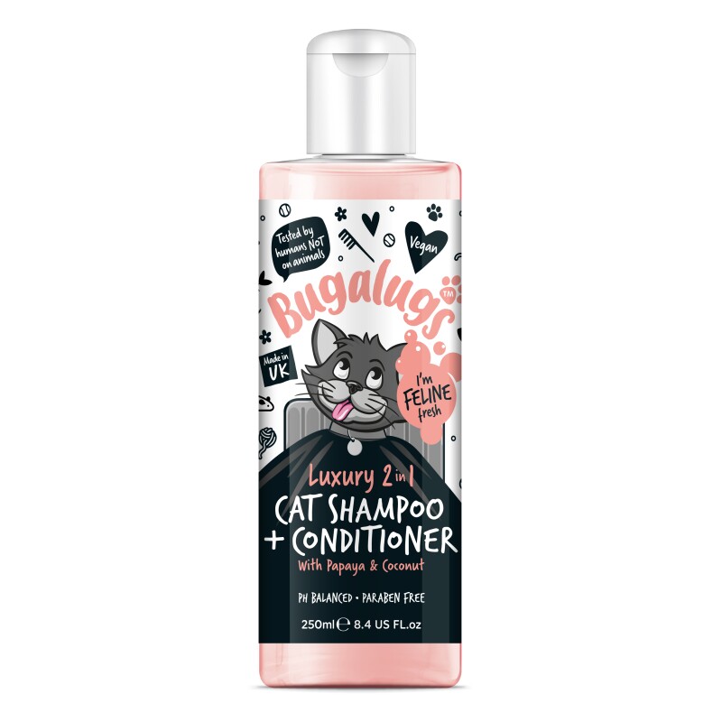 Bugalugs Shampoo + Conditioner für Katzen 250 ml