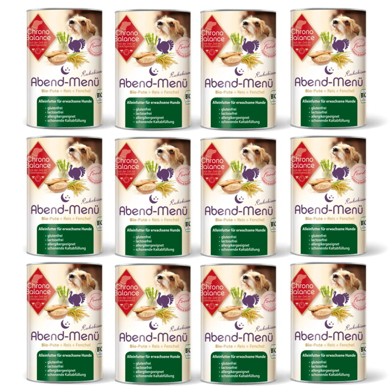 ChronoBalance Abend Menü Pute mit Reis und Fenchel 4,8 kg
