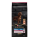 Purina Pro Plan Hundefutterbeutel für große athletische erwachsene Hunde, 14 kg, mit einem braunen Hund auf der Vorderseite, beschriftet mit 'High Protein' und 'Sensitive Skin.'