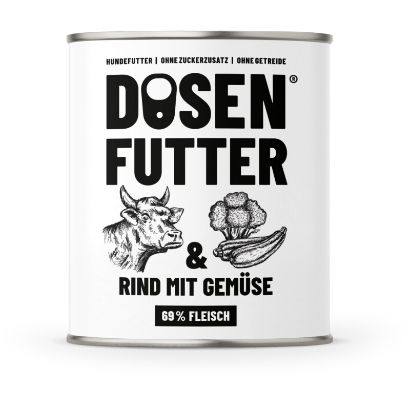 SCHNAUZE & CO. 6x800g RIND & GEMÜSE