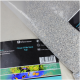 Silbermann Ocean White Sand, feines Aquariensubstrat, in einer klaren Tüte mit schwarzem Etikett, das die Verwendungshinweise und den Barcode detailliert.