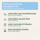 B-Vitamine-Diagramm zeigt Thiamin, Riboflavin, Niacin und andere mit Mengen pro 100g; Aniforte-Logo am unteren Rand.