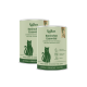 Zwei grüne KatKare „Kaninchen Essential“ Dosen mit hypoallergenen Katzensnacks, Katzenillustration und Text „Snack gut. Tu Gutes.“