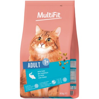 MultiFit Trockenfutter Katze, Adult, Thunfisch 4 kg