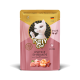 Kitty Cat Pâté Katzenfutterbeutel mit Truthahn und Garnelen, getreidefrei, hergestellt in Deutschland, extra Taurin, 85g.