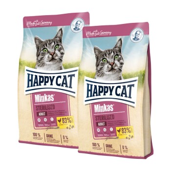 Happy Cat Minkas Sterilised Geflügel 2×10 kg