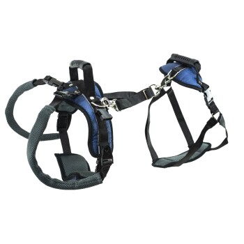 CareLift Hebegeschirr für Hunde blau/ grau L