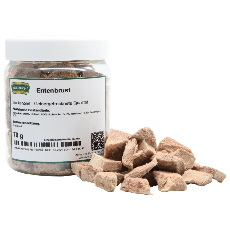 Masterfeed Trockenbarf Entenbrust 1 kg