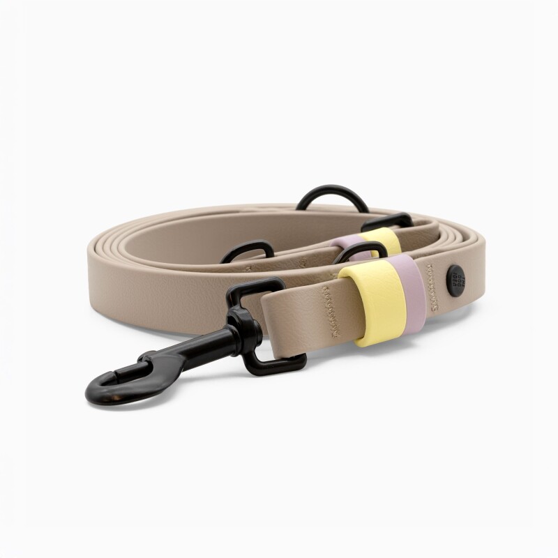 THE DOG IDEA Biothane Hundeleine Taupe S