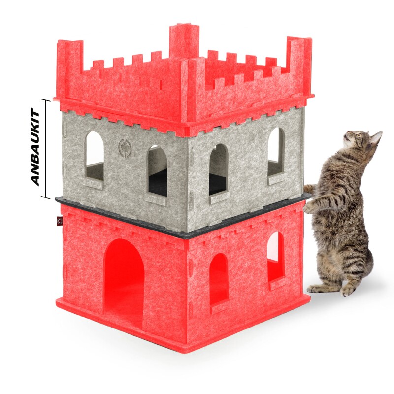 Canadian Cat Company Filz Katzenburg Felty Fort beige