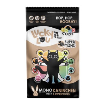Food Code Trockenfutter Katze Adult, Mono, Kaninchen 1,7kg