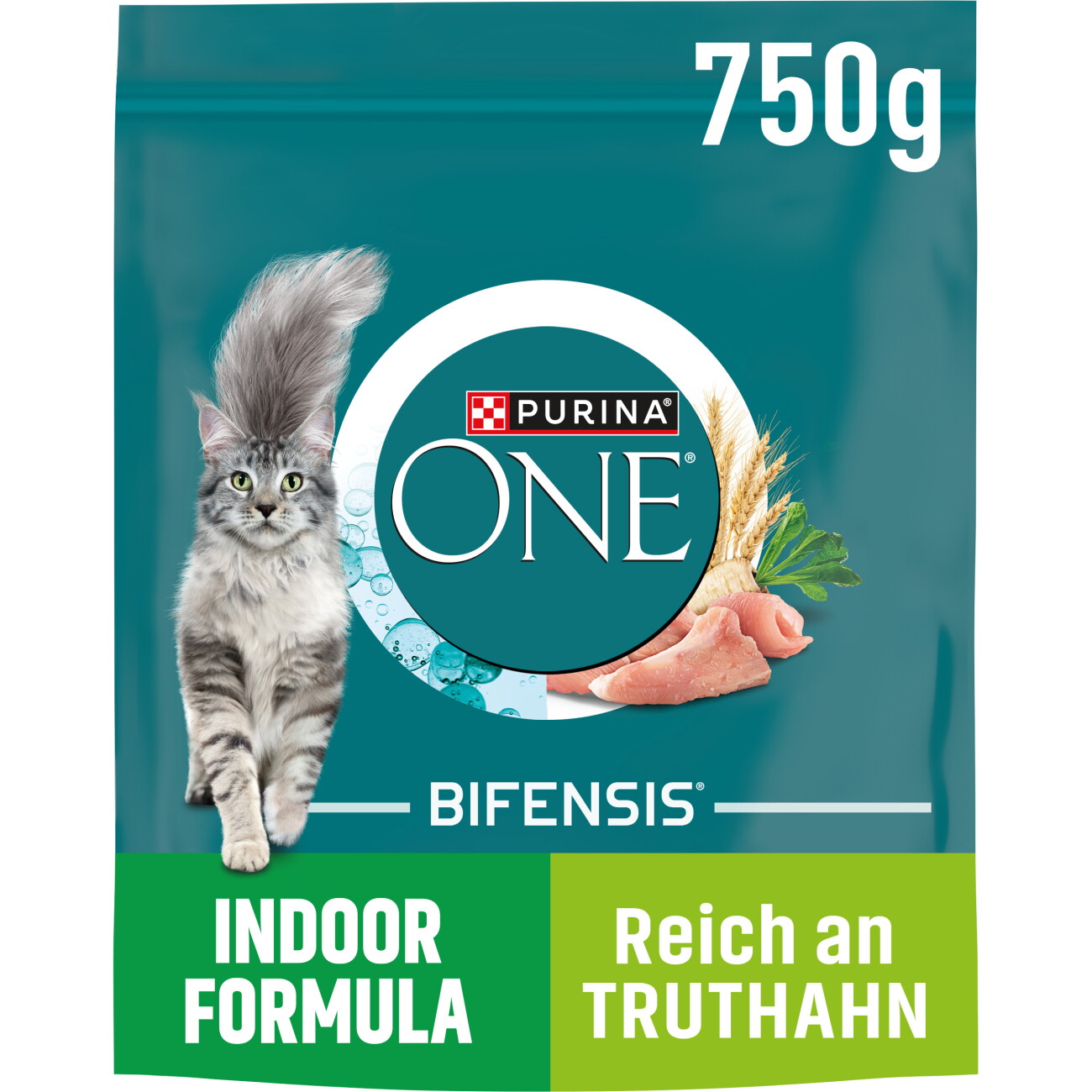 Purina One Indoor Formula Reich An Truthahn Und Vollkorn-Getreide 750 G - Bild 3