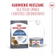 Opakowanie i puszka karmy ROYAL CANIN Light Weight ze zdjęciem kota; tekst nagłówka 'KARMIENIE MIESZANE'