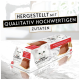 Verpacktes Katzenfutter mit einer weißen Katze, beschriftet "GOURMET REVELATIONS MOUSSE MIT RIND," das hochwertige Zutaten betont.