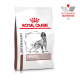 Royal Canin Veterinary Diet Hepatic Hundefutterbeutel mit einer Silhouette eines Hundes, mit den Logos "ROYAL CANIN" und "VETERINARY NUTRITION."
