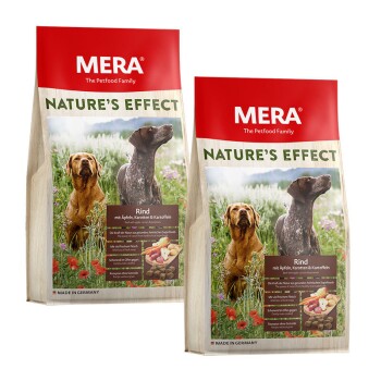 MERA Nature´s Effect Rind mit Äpfeln, Karotten & Kartoffeln 2×10 kg
