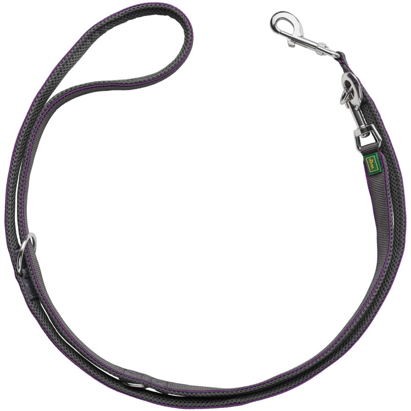 Hunter Verstellbare Führleine Divo violett 1,5 cm, 2 m