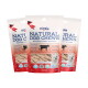 Drei Beutel Friyera Natural Dog Chews mit Rindfleisch-Puppy-Sticks, beschriftet 100% köstlich und rein luftgetrocknet, mit einer Kuh und einem kleinen Hund.