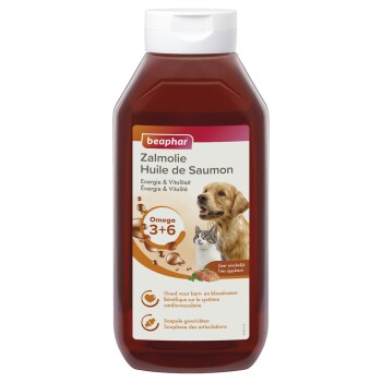 Huile de saumon pour chien et chat 940 ml