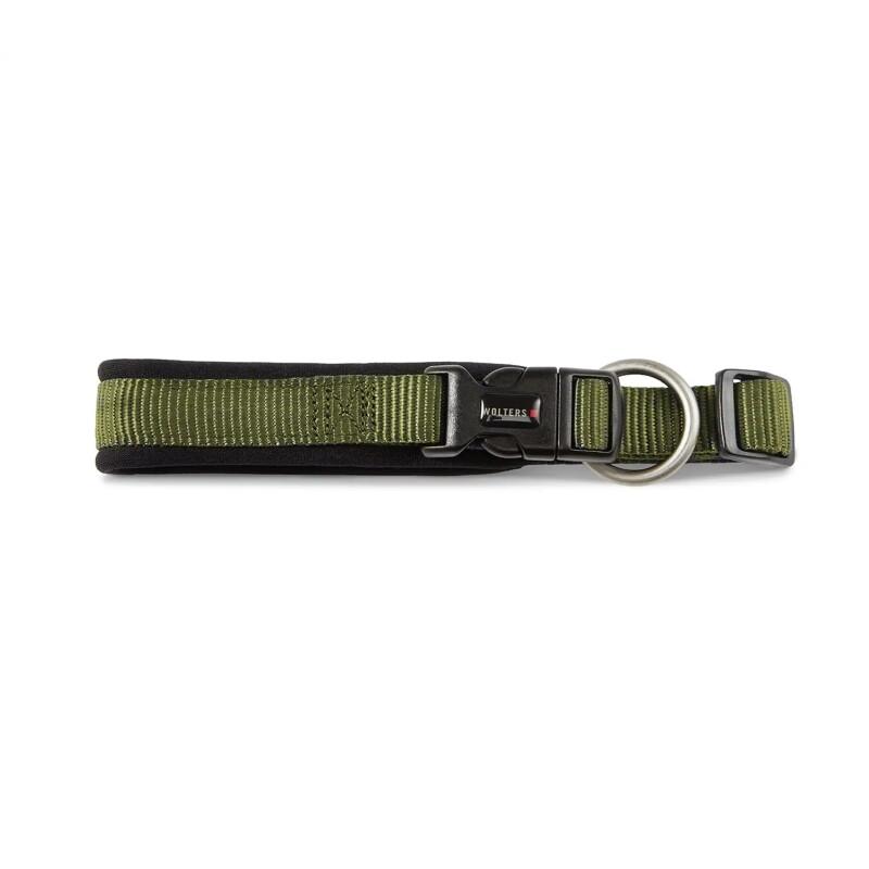 Wolters Professional Comfort Halsband extra-breit schwarz/ grün S