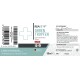REAVET Ohren-Tropfen-Etikett 'OHREN TROPFEN', kolloidales Silber 25 PPM, 50 ml, 'Made in Germany', Barcode und deutscher Text.
