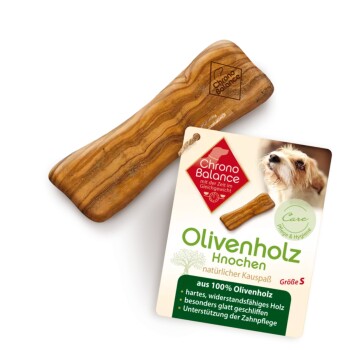 Olivenholz Kauknochen für Hunde 70 g