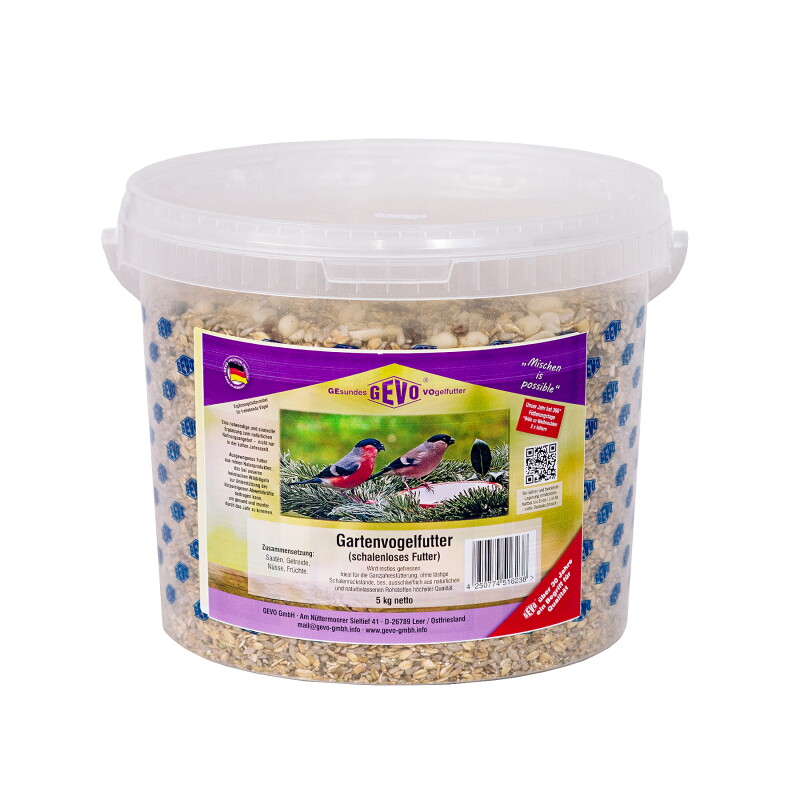 GeVo Gartenvogel-Futter schalenlos 5kg