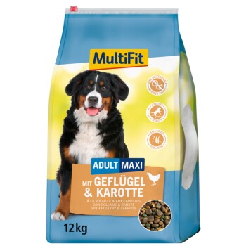 MultiFit Maxi Adult mit Geflügel & Karotte 12kg