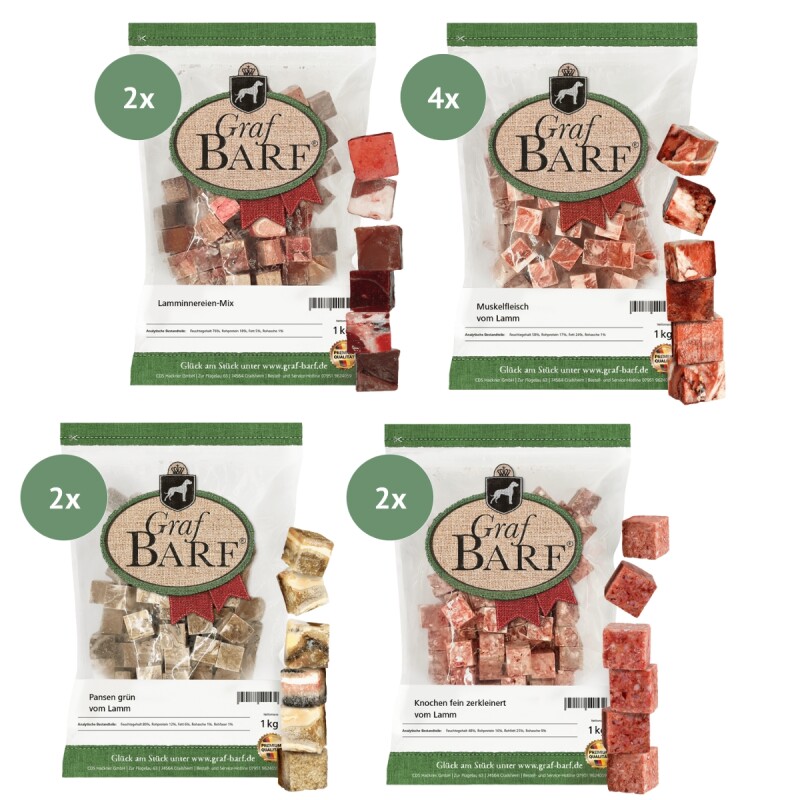 Graf Barf Singlemix vom Lamm 10x1kg