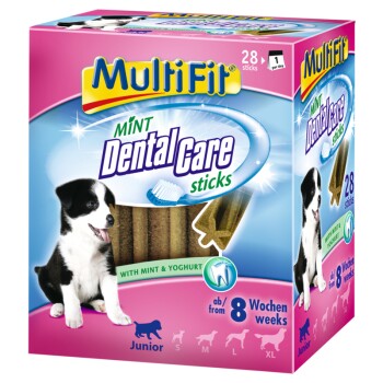 MultiFit Mint DentalCare sticks Junior Multipack 28 Stück