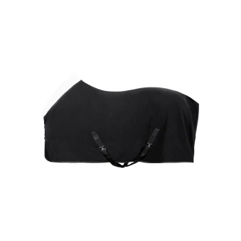 Schwarze Haustierdecke mit verstellbaren Riemen, entworfen für Komfort und Wärme. Ideal für Haustiere während der Reise oder zu Hause.