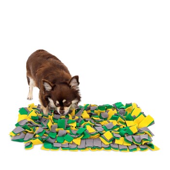 Lionto Schnüffelteppich für Hunde gelb/ grün