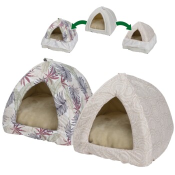 Housses de rechange FIT FUN pour abri à chat beige/multicolor