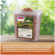 Transparente Plastikdose 3,0 kg Erdnüsse für Vögel (PANTO) mit Aufschrift 'Erdnusskerne mit Haut' und Vogelbild auf dem Etikett.