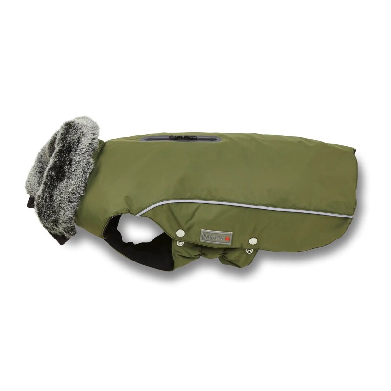 Wolters Winterjacke Amundsen Dackel Jacke Hundejacke oliv 40 cm