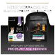 Zwei Pakete Purina Pro Plan Hundefutter: links für kleine Hunde ("OPTAGE"), rechts für erwachsene Hunde 9+ ("AGE DEFENCE").