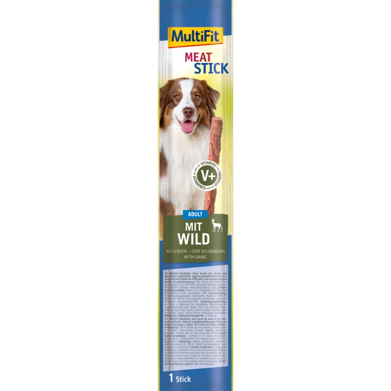 MultiFit Vleesreepjes Wild 25x12 g