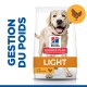 Science Plan Light Adult Large Breed avec du poulet 2x14 kg