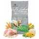 Hundefutterbeutel mit "Dr. John Titanium" mit Huhn und Gemüse, 25 % Protein, 15 % Fett und Vorteilen für aktive Hunde.