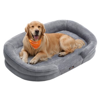 Hundebett, Hundekissen wasserdicht waschbarer BezugM-XL XL