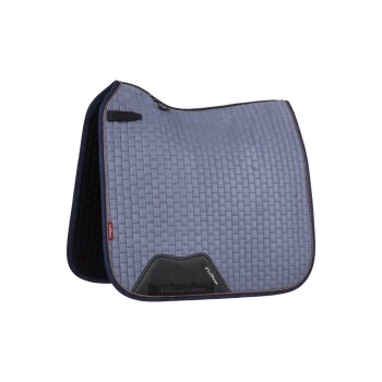 Dressurschabracke Suede Square blau Pony
