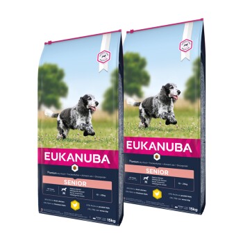 Trockenfutter Hund Medium Breed Caring Senior 2x15 kg