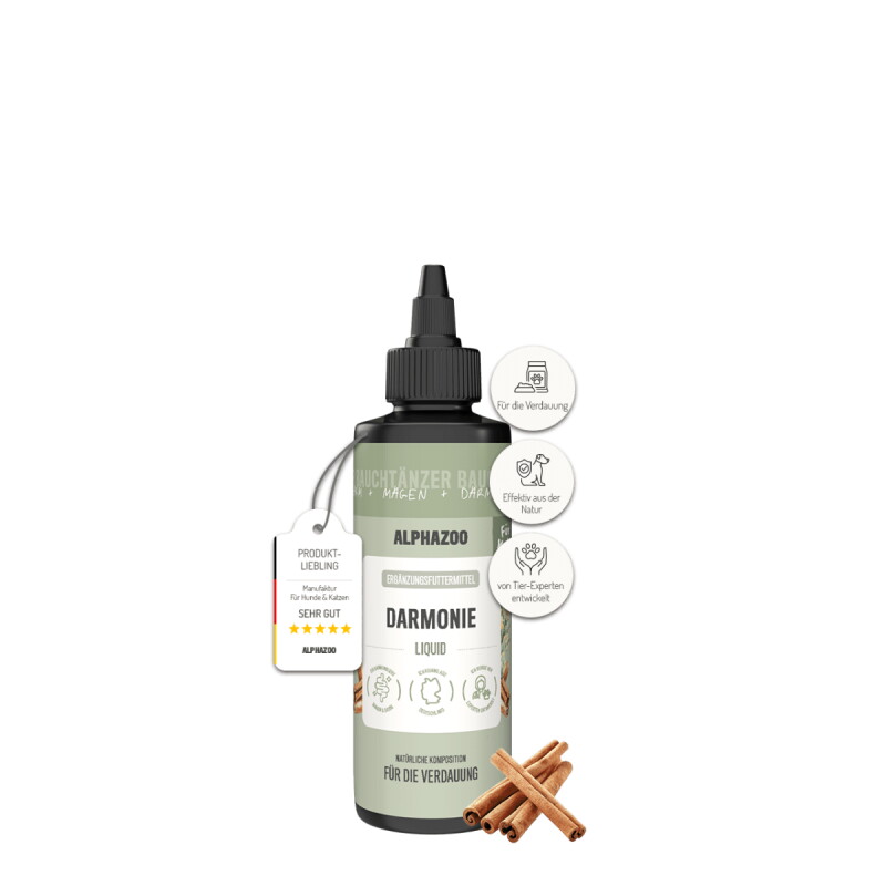 ALPHAZOO Magen-Darm Liquid Darmonie 100 ml I Katzen