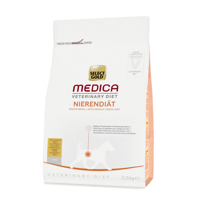 SELECT GOLD Medica Nierdieet Mini met kip 2,5 kg