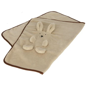Welpendecke Häschen, beige, 72x51cm
