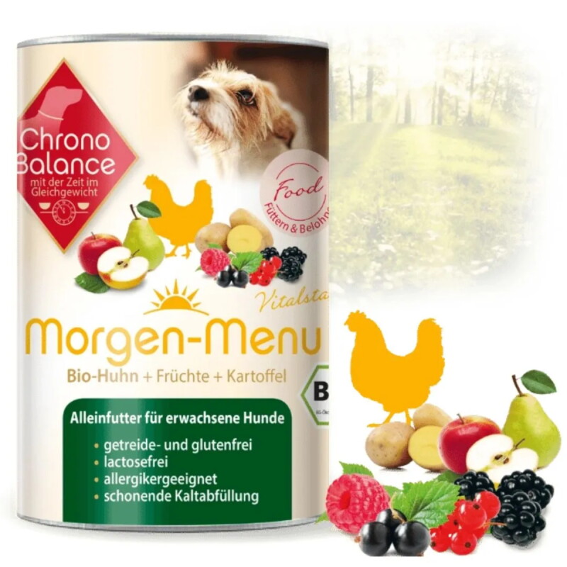 ChronoBalance Morgen Menü Huhn mit Früchten und Kartoffeln 400 g