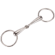 Edelstahl-Pferdegebiss mit zwei Ringen, beschriftet mit "EQUINATE" und "12,5 cm," entworfen für den Reitsport.