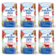 Sechs Dosen "Welpen Zeit" Hundefutter mit "Bio-Rind", "Haferflocken" und "Karotte".