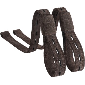 Slimline Mono Steigbügelriemen Columbia aus Wildleder braun 80 cm