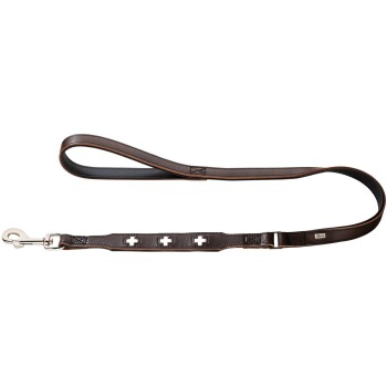 Führleine Swiss schwarz/ braun M-L